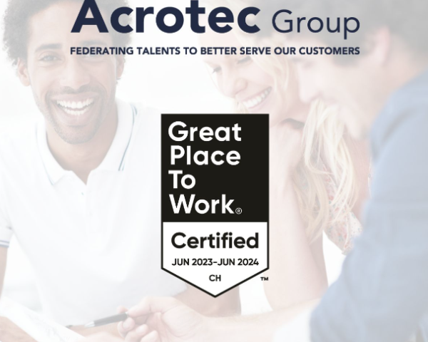 Diener AG Precision Machining and Acrotec Group earns Great Place To Work certification